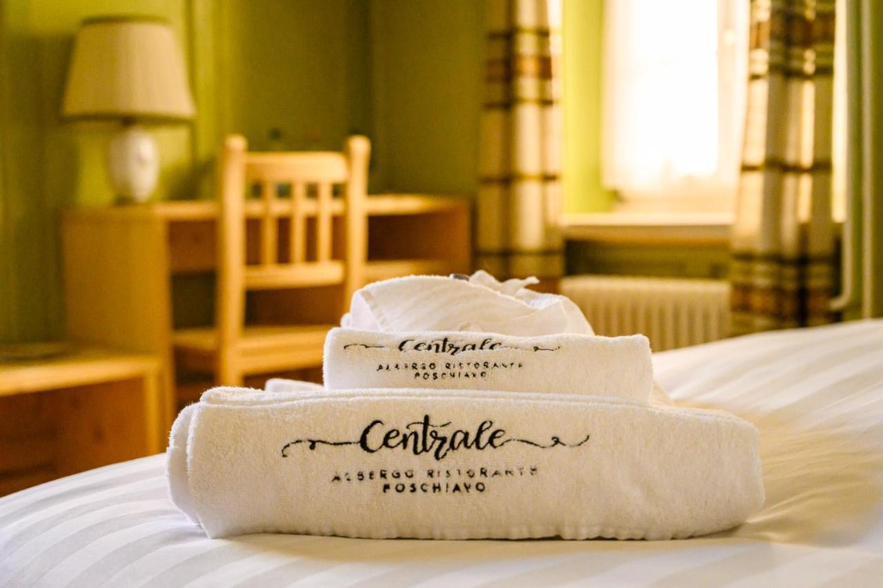Hotel Centrale, Typically Swiss Poschiavo Bagian luar foto